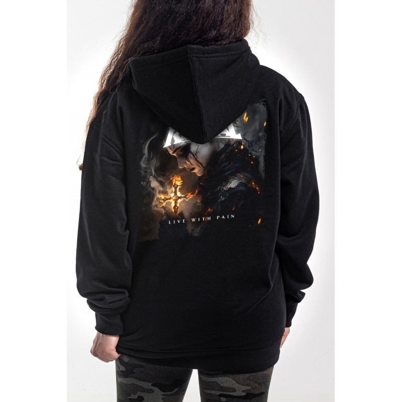Hoodie 'Live With Pain'